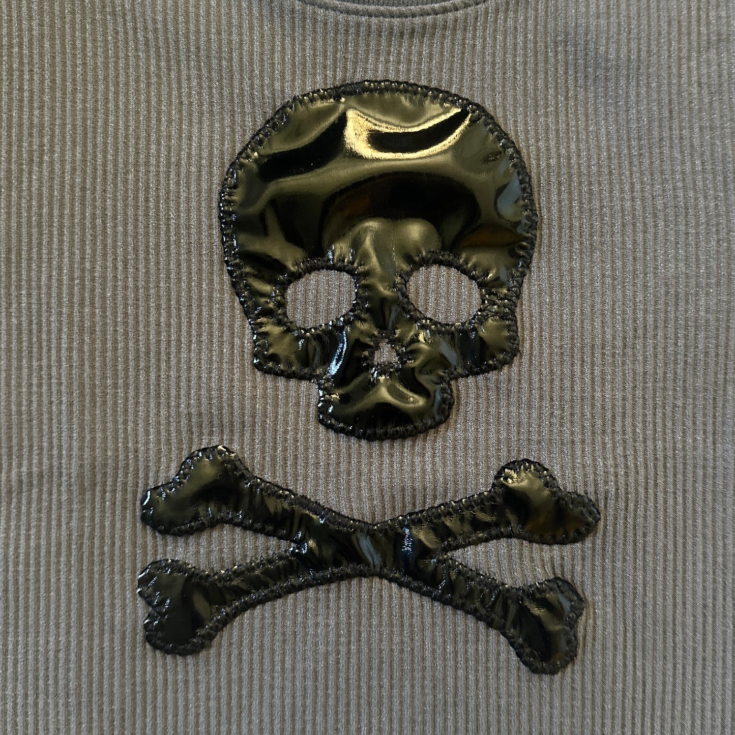 1/1 pvc skull baby tee