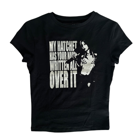 hatchet baby tee