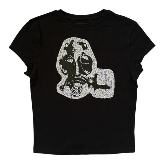 floral toxic baby tee