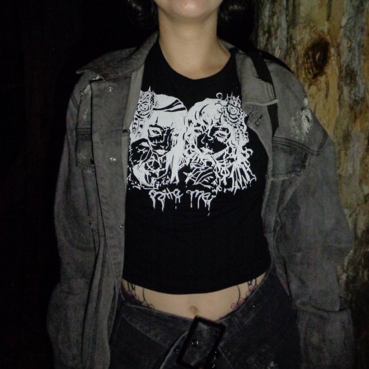 cleo violet x lover lining zombie girl baby tee