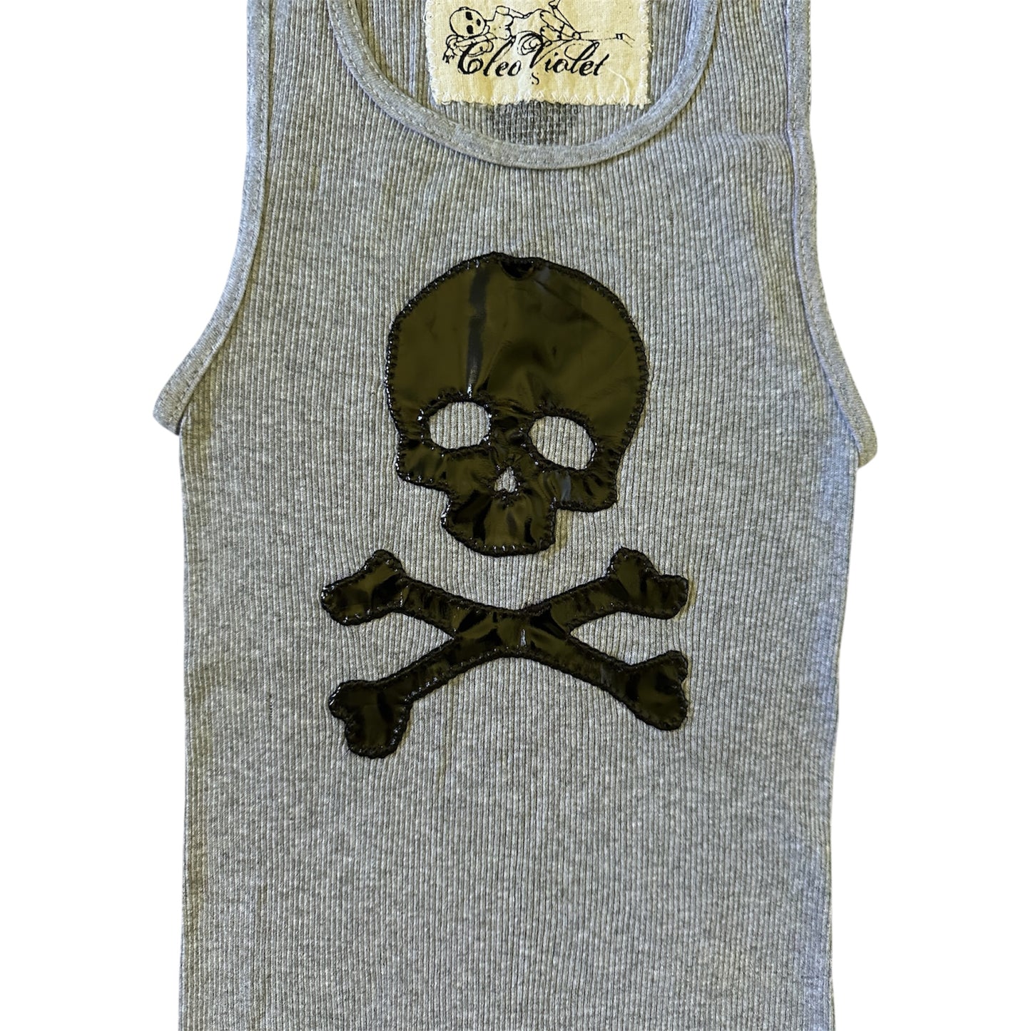 pvc skull tank - discounted