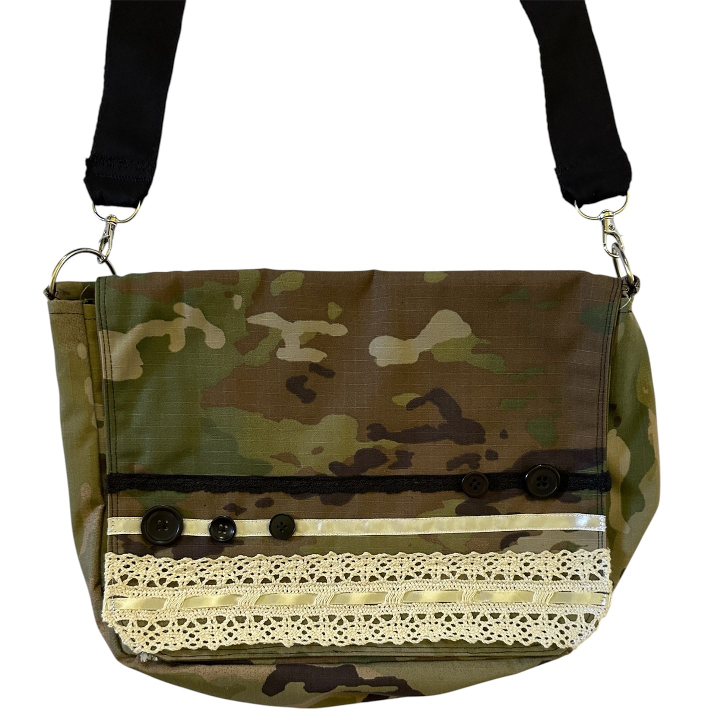camo messenger bag