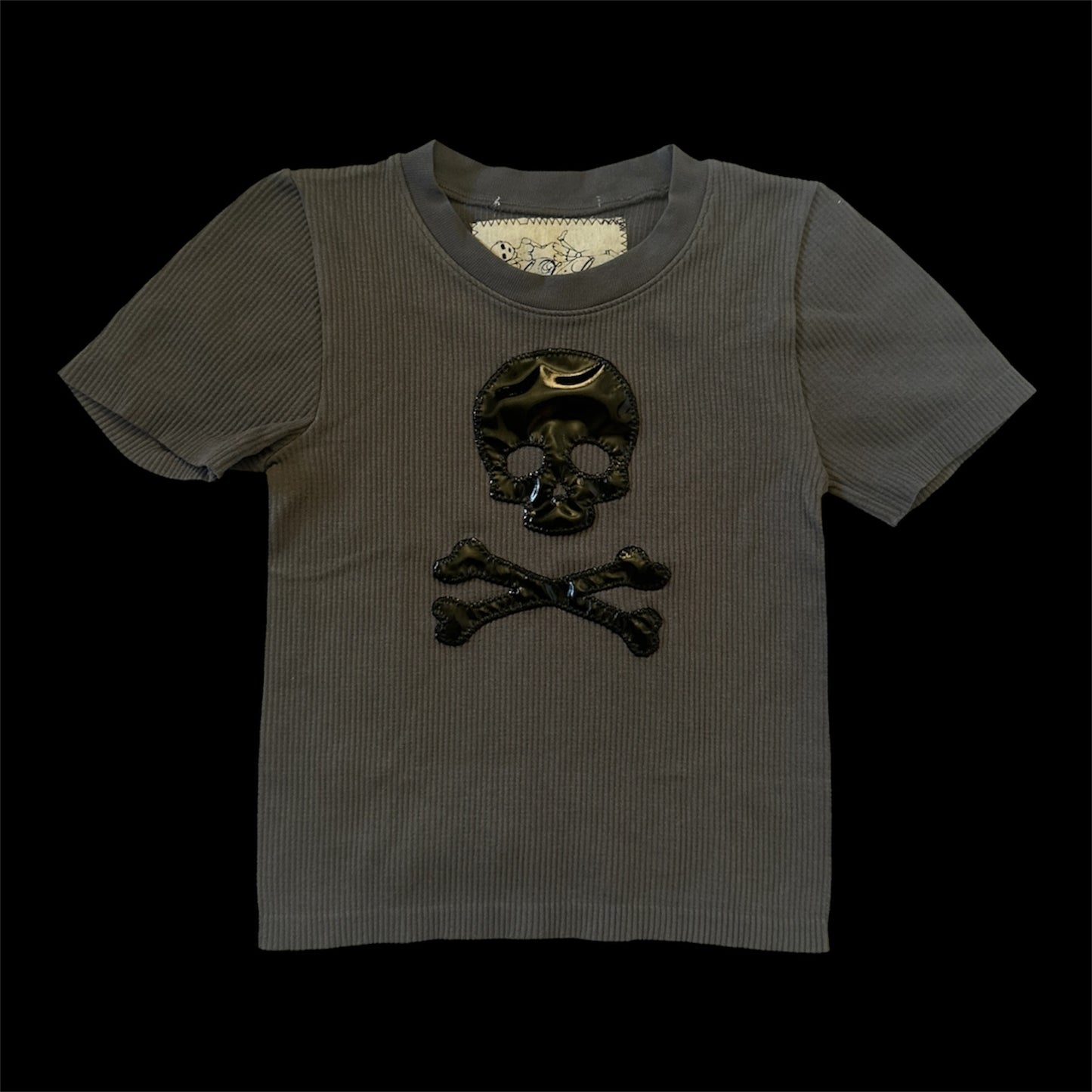 1/1 pvc skull baby tee