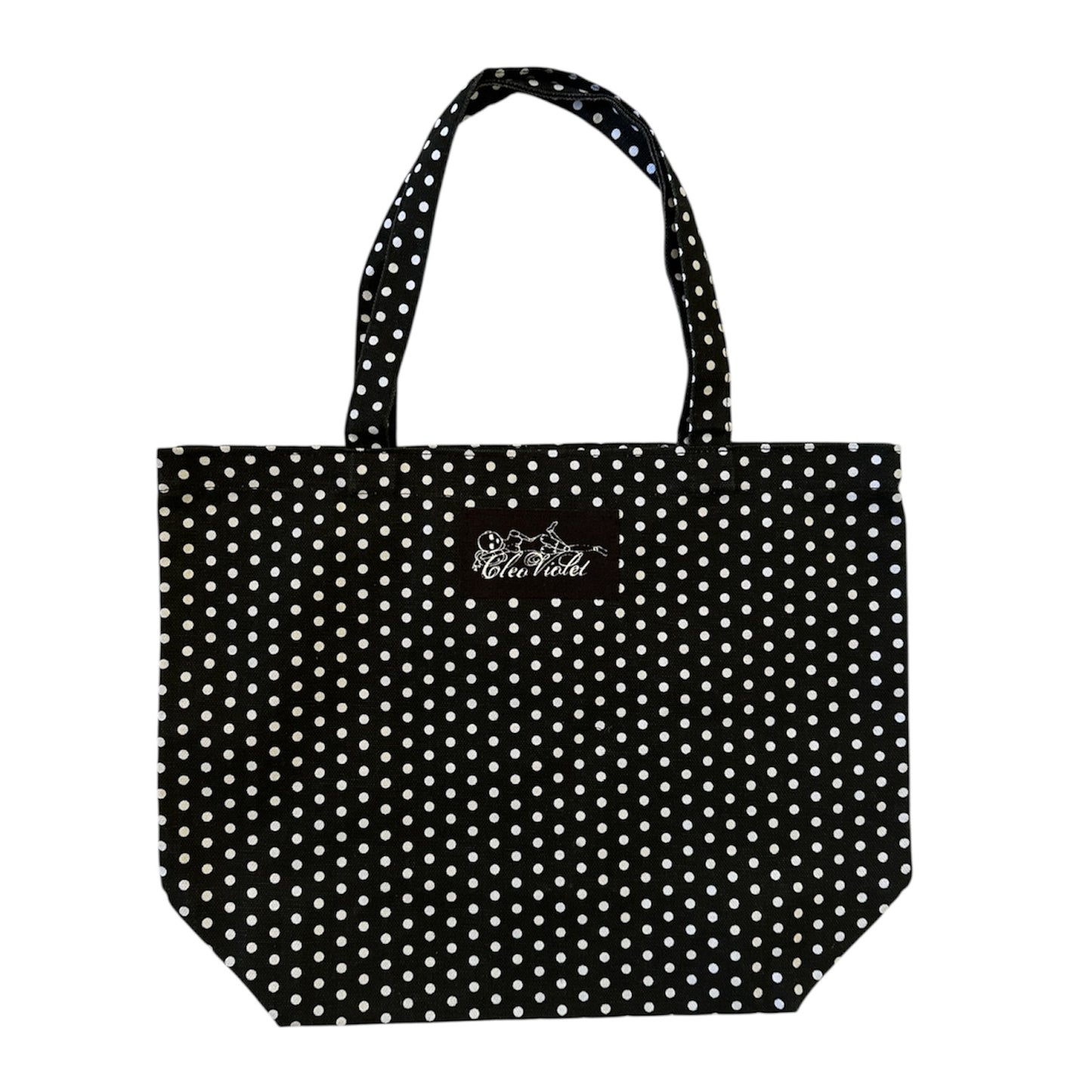 1/1 polka dot teeth x-ray tote bag
