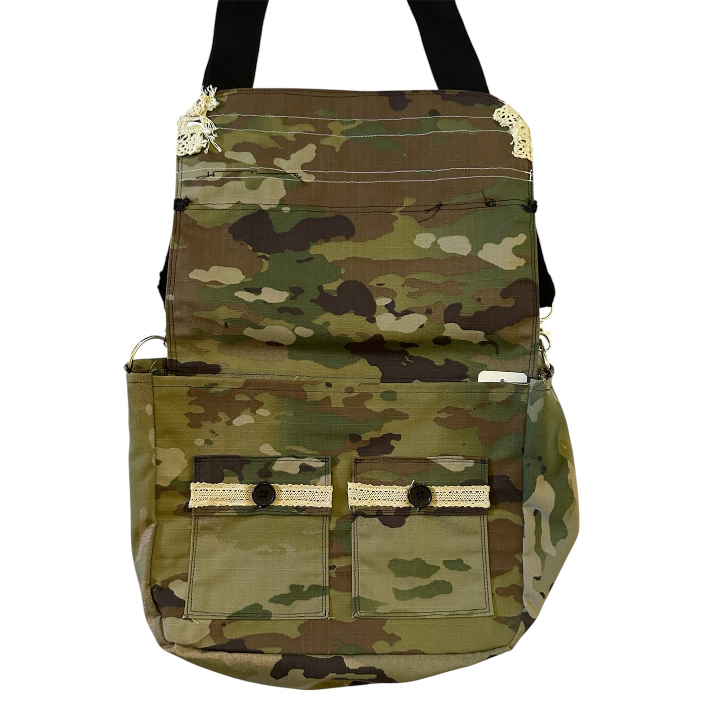 camo messenger bag