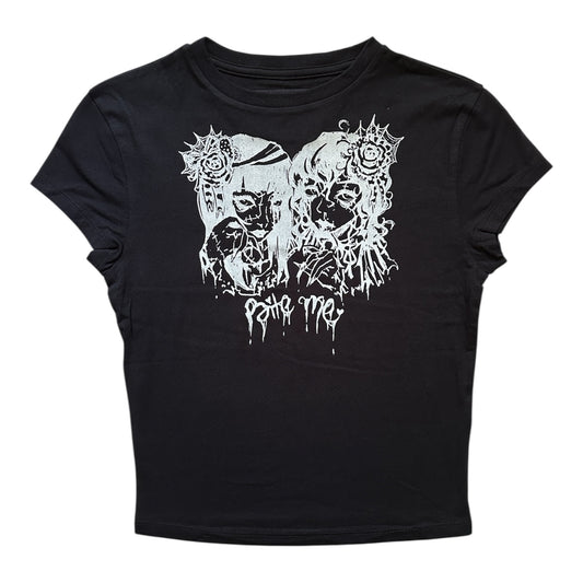 cleo violet x lover lining zombie girl baby tee