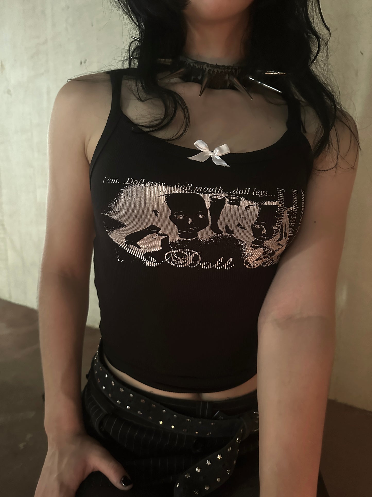 doll parts tank black