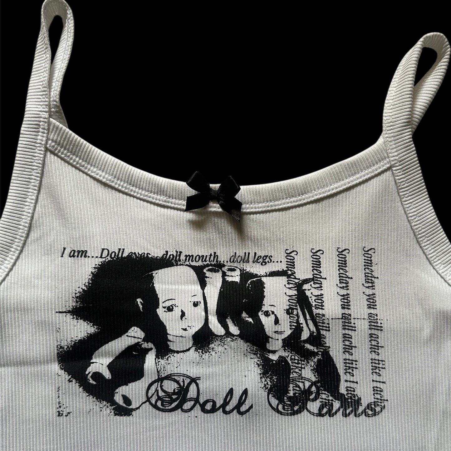 doll parts tank white