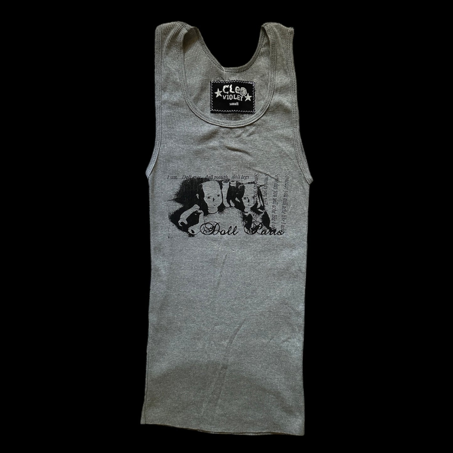 doll parts tank grey