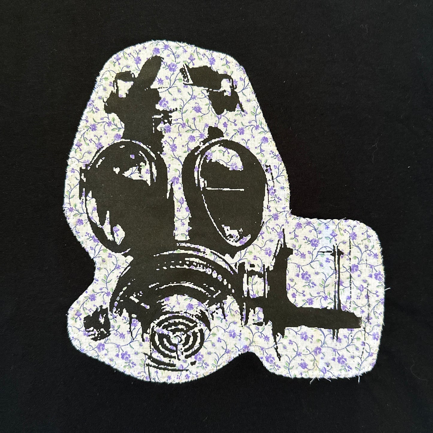 floral toxic baby tee