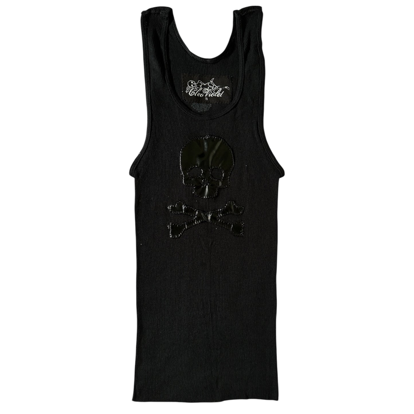 black pvc skull tank