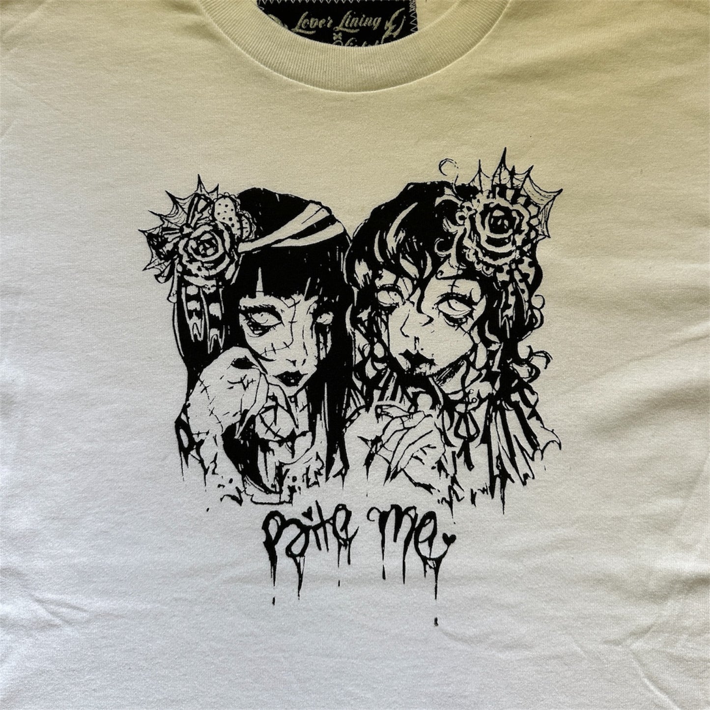 cleo violet x lover lining zombie girl t-shirt