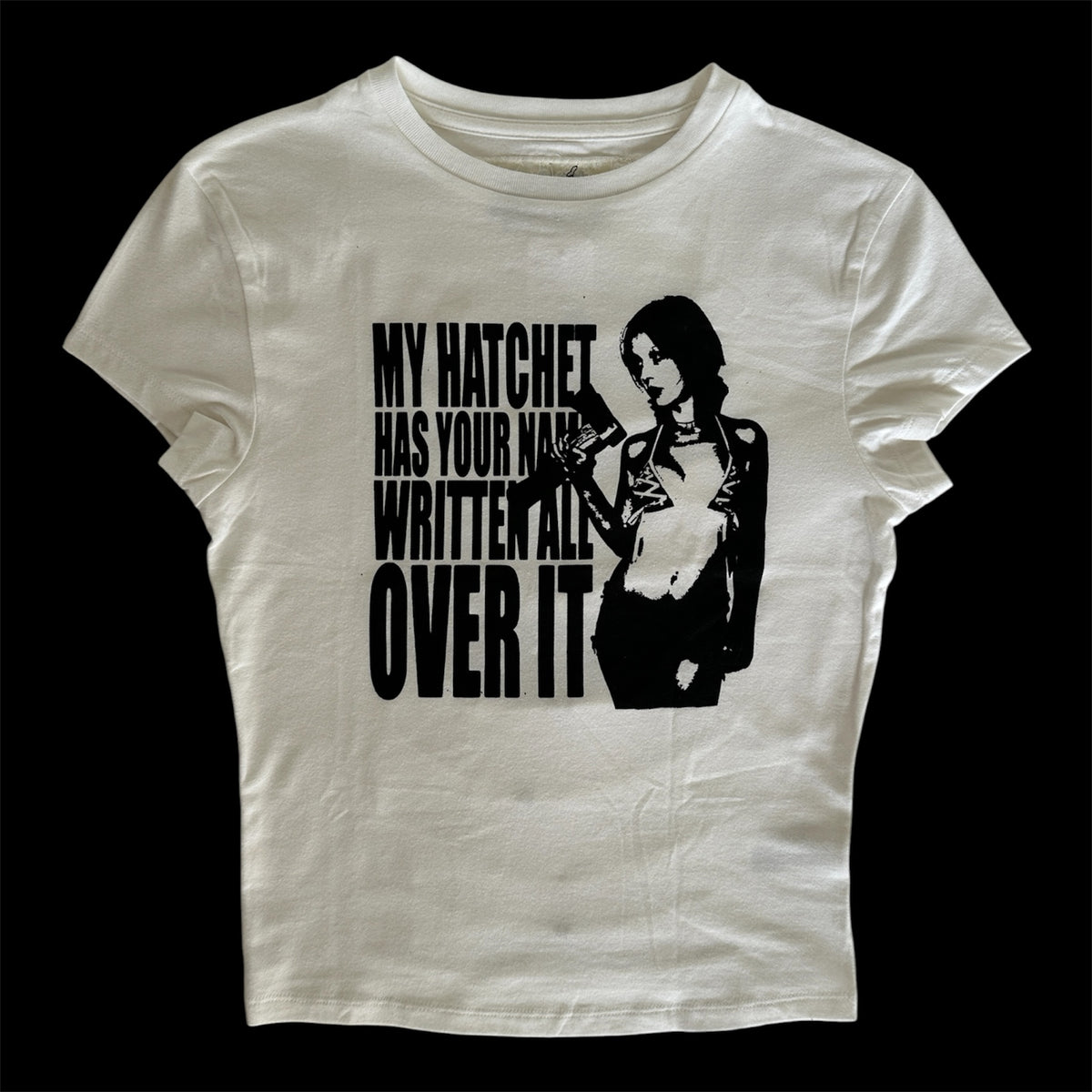 hatchet baby tee