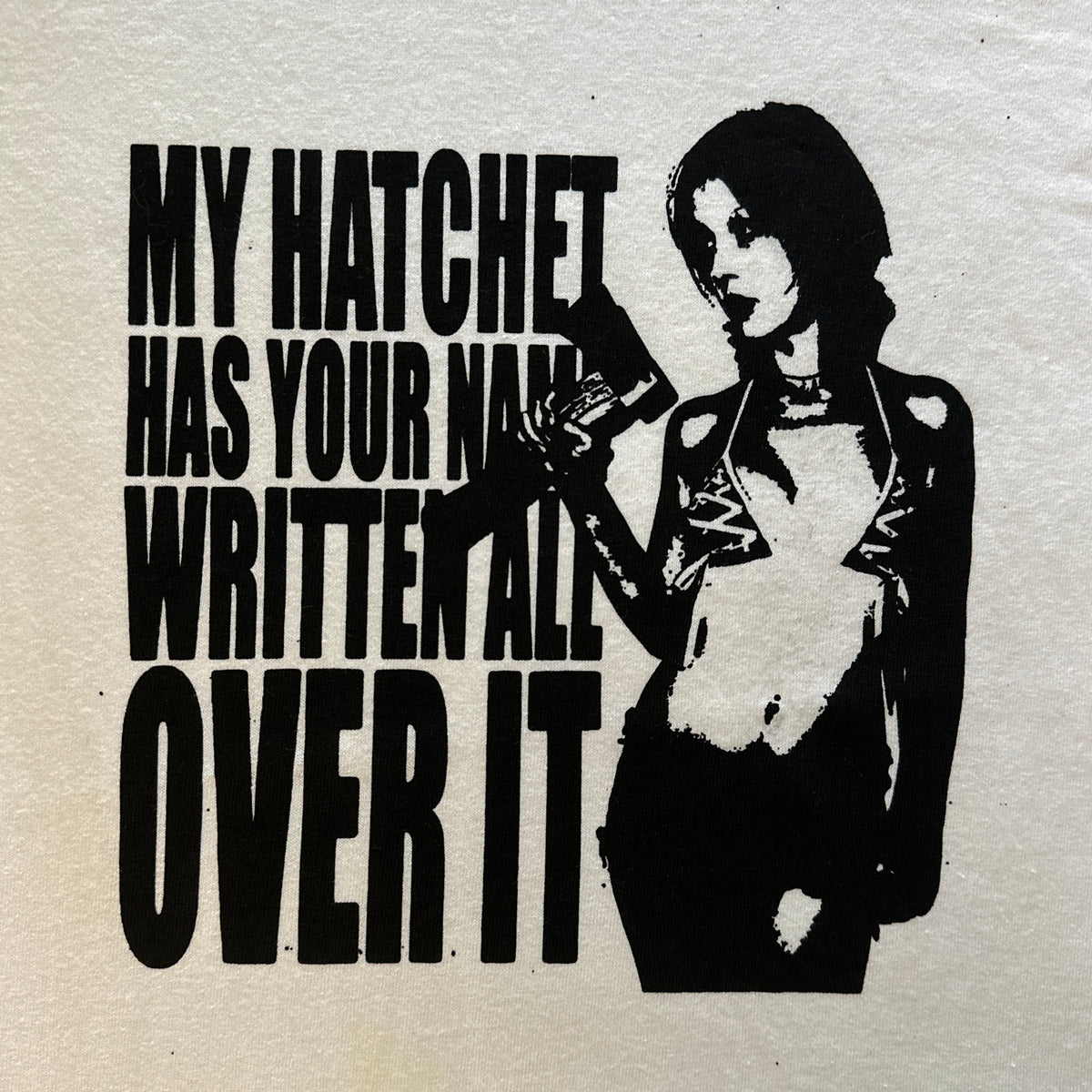 hatchet t-shirt