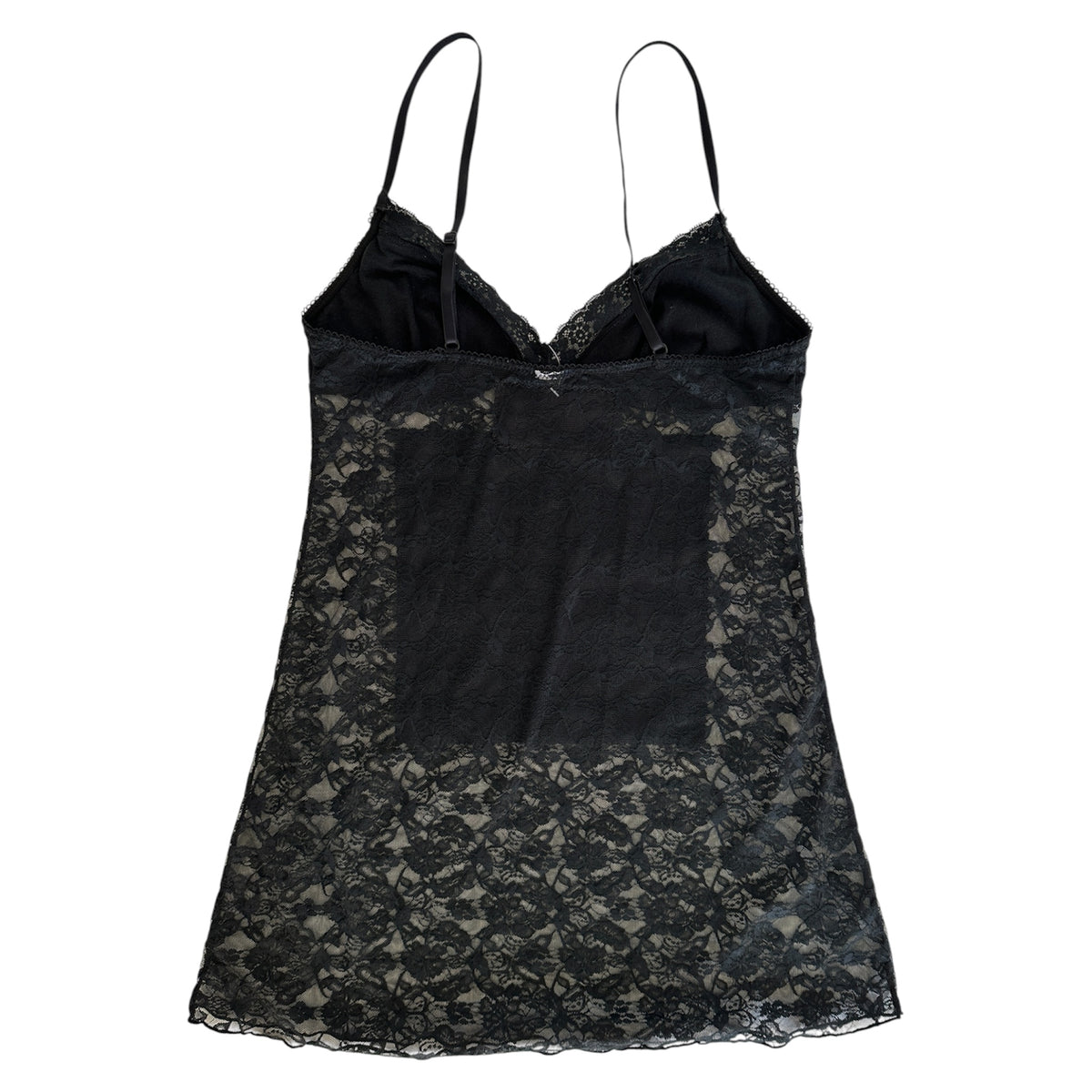 1/1 hatchet lace slip dress