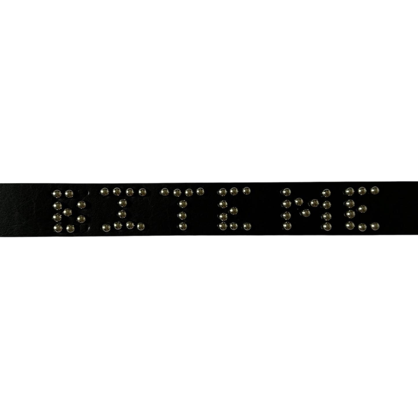 BITE ME studded belt