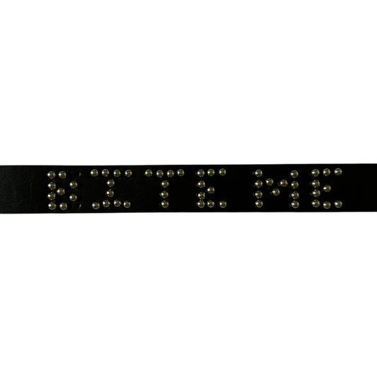 BITE ME studded belt