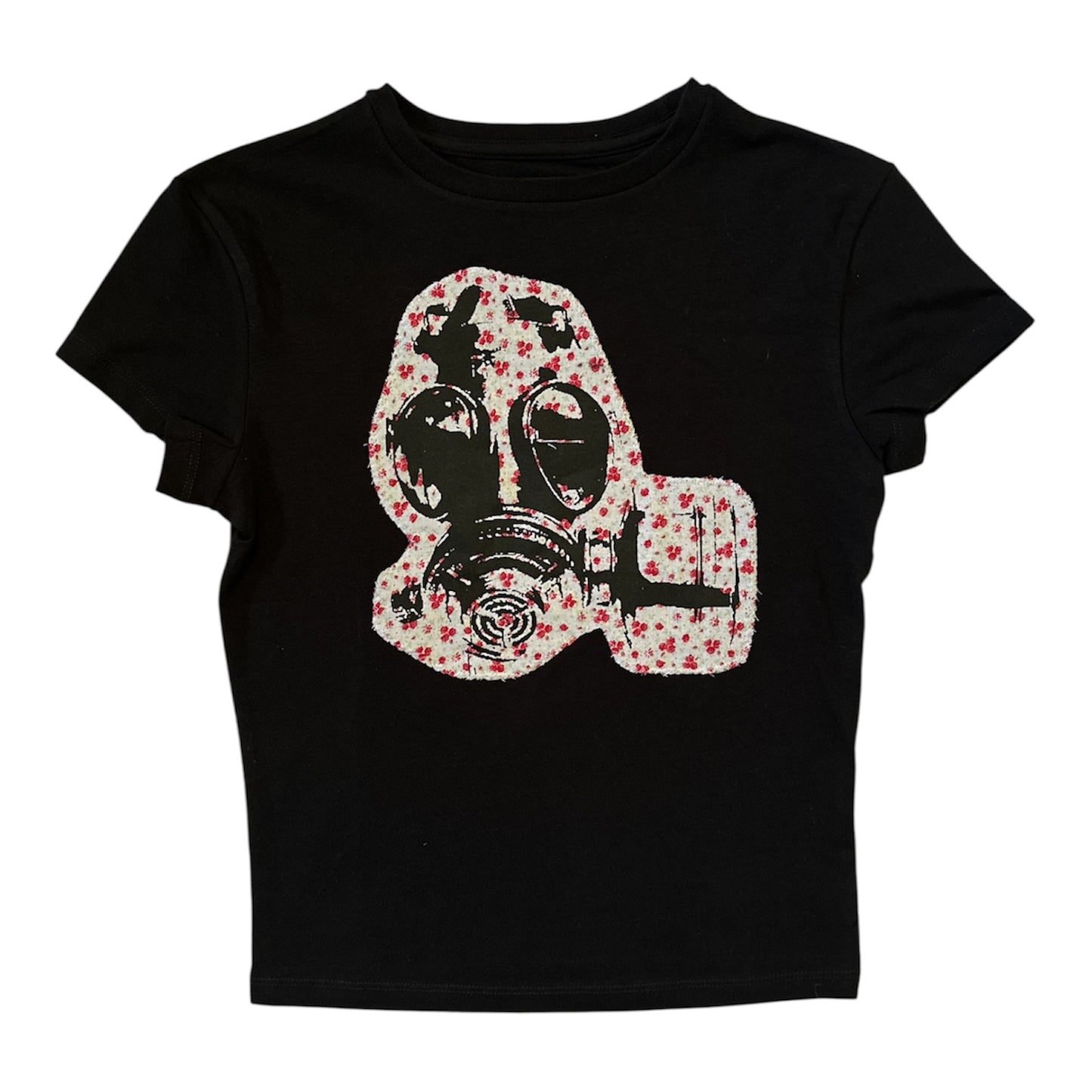 floral toxic baby tee