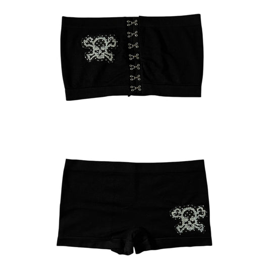 polka dot skull set