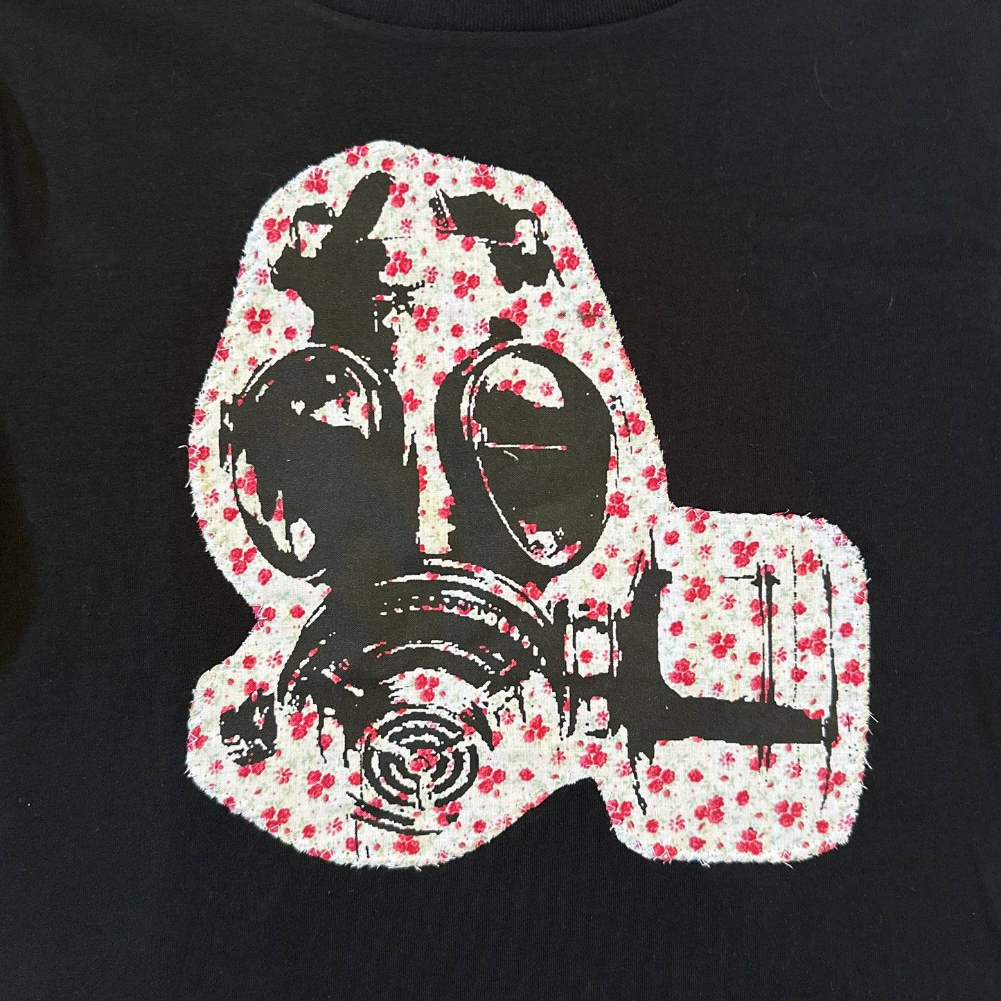 floral toxic baby tee