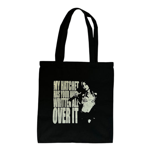 hatchet tote bag