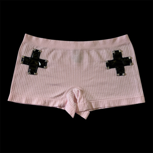 malpractice mini shorts - pink