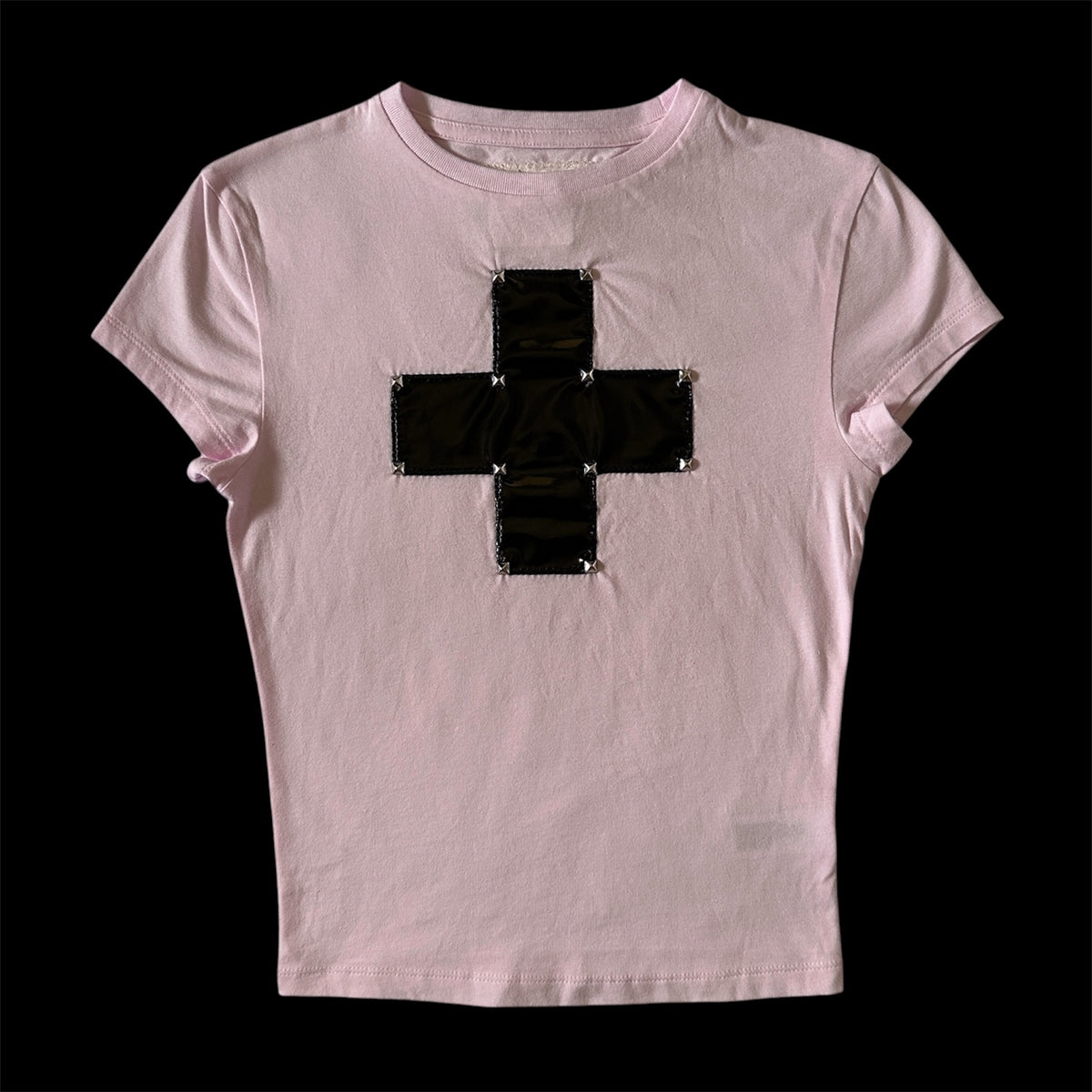 malpractice baby tee - pink